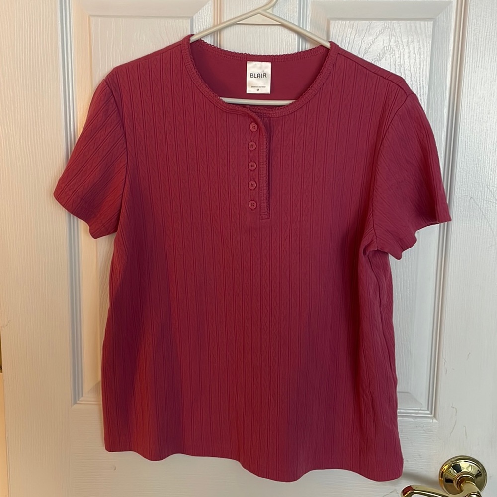 BLAIR medium dark pink shirt
